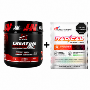 Promo creatina ultra pure 100% + sachet radical