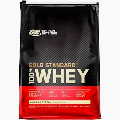 Gold standard 100% whey 10 lb fresa